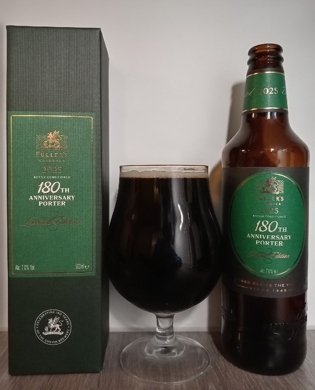 180th Anniversary Porter, Fuller's Griffin Brewery (Asahi Breweries)