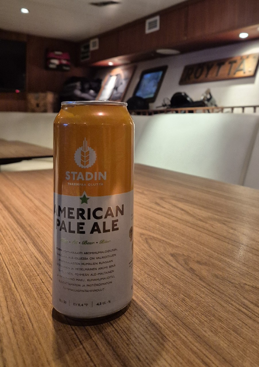 Stadin American Pale Ale 5.3%, Stadin Panimo