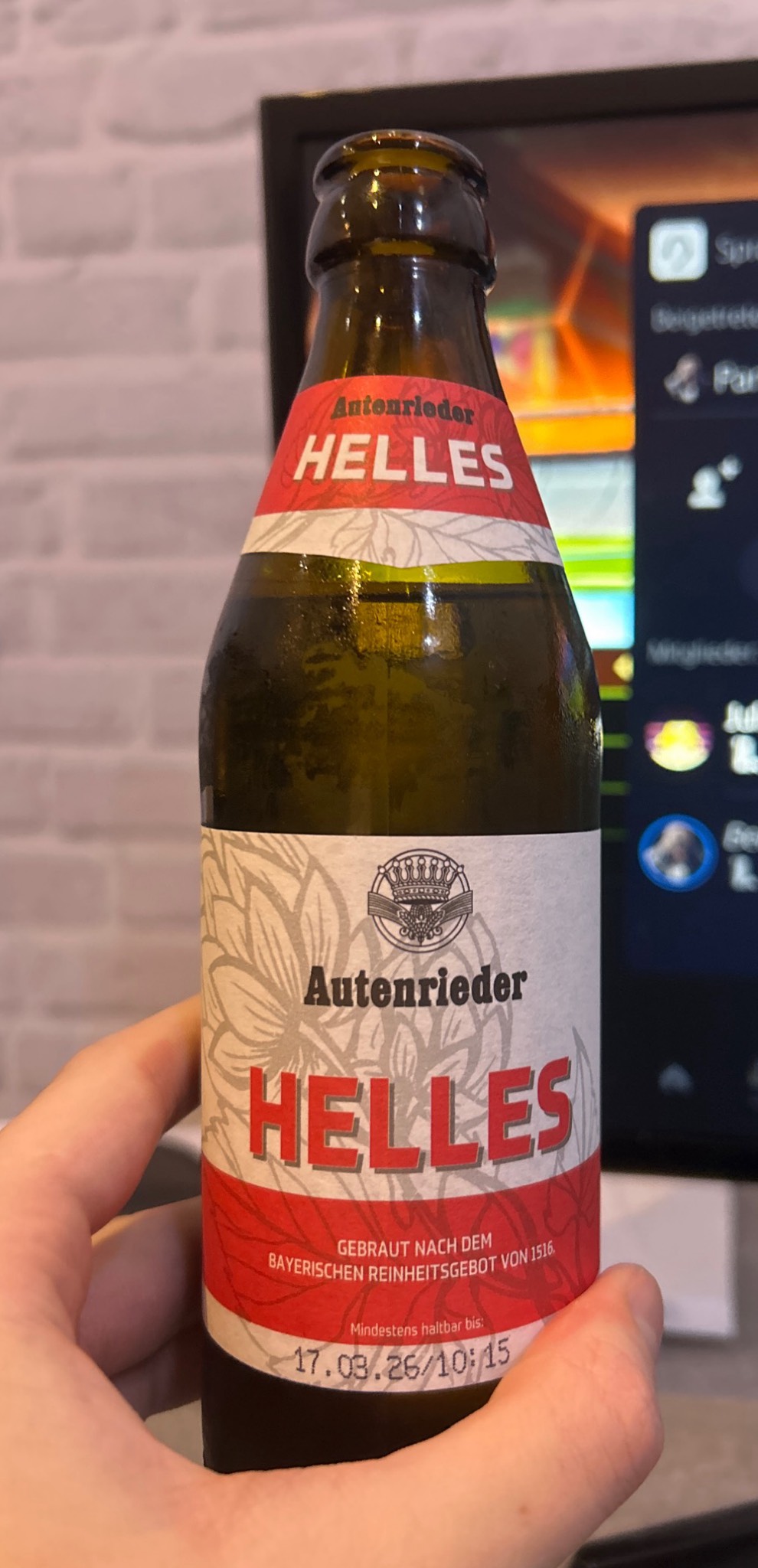 Autenrieder Helles, Schlossbrauerei Autenried