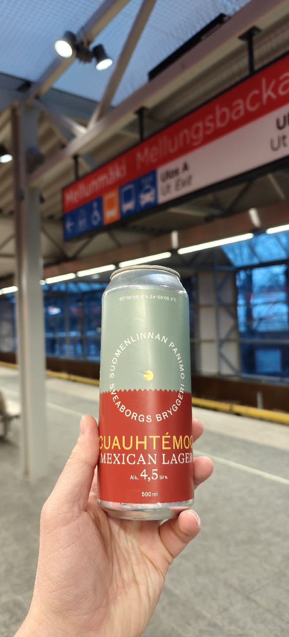 Cuauhtémoc Mexican lager, Finland