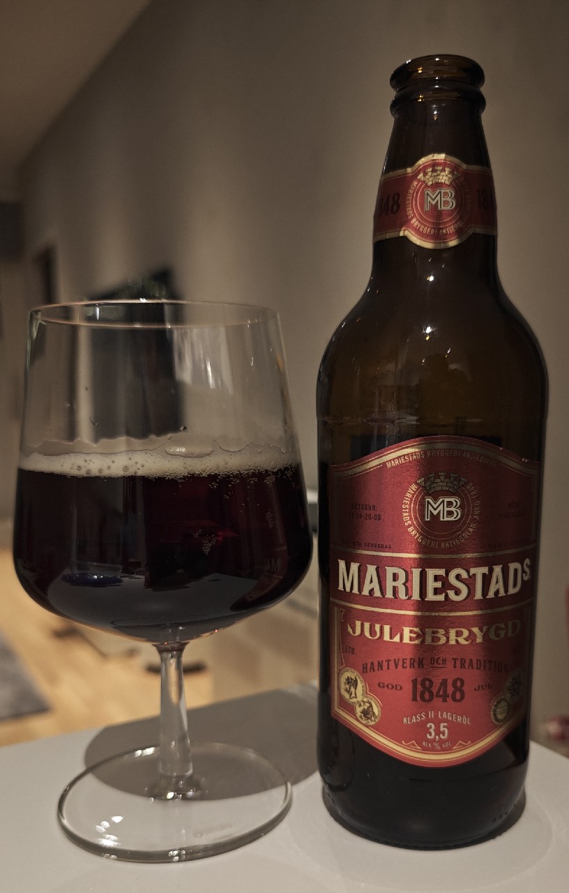Mariestads Julebrygd 3.5%, Sweden
