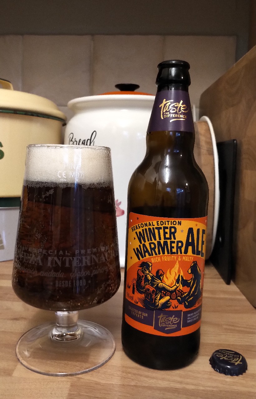Taste The Difference Winter Warmer Ale, Hall & Woodhouse