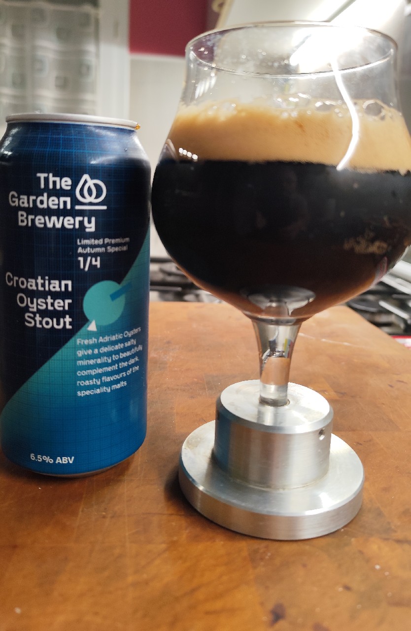 Croatian Oyster Stout, The Garden Brewery
