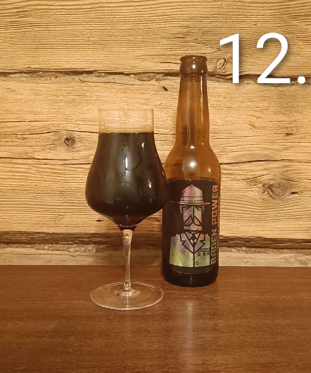 Baden Power IS Bourbon Barrel Aged, O'Clock Brewing