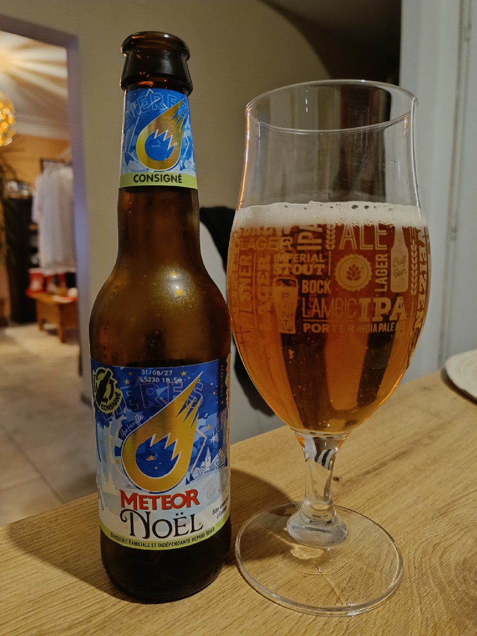 Meteor Bière De Noël, Brasserie Meteor