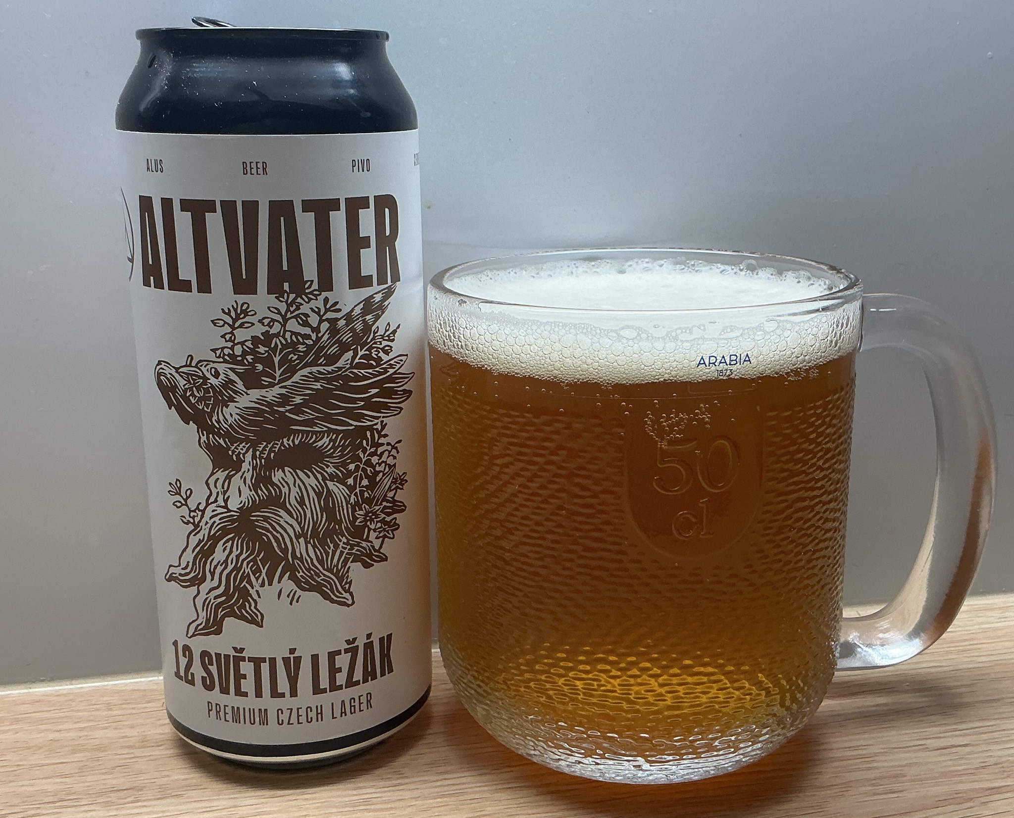 Altvater 12 svetlý ležák, Pivovar albert michler