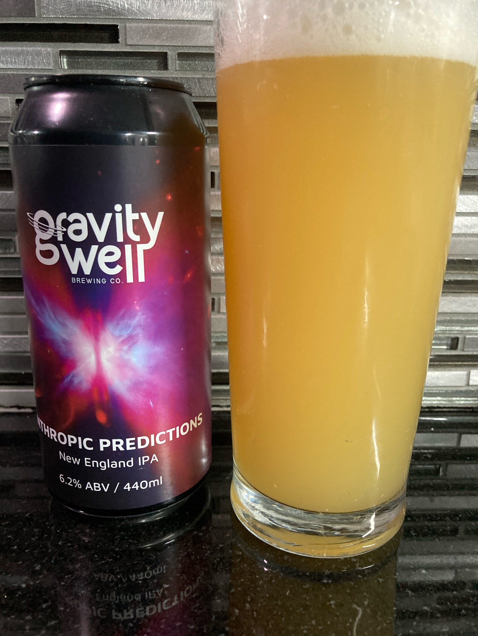 Anthropic predictions, Gravity Well Brewing Co.