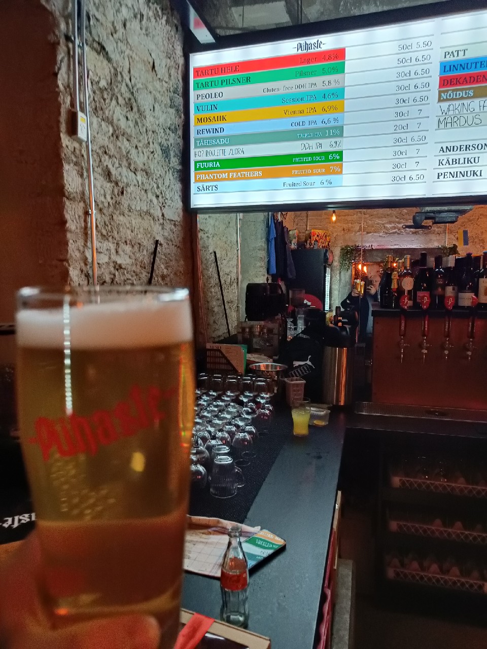 Tartu Pilsner, Pühaste