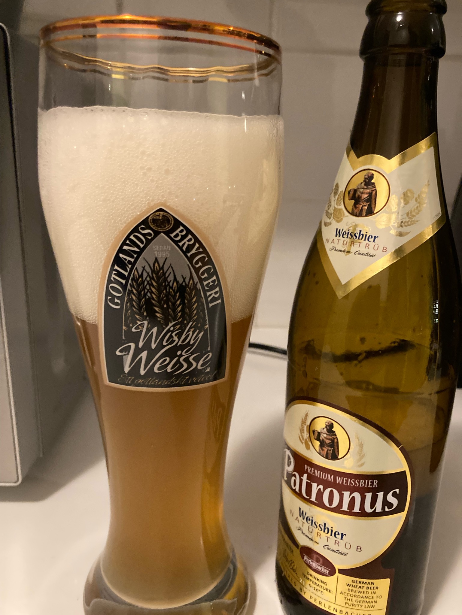 Patronus Premium Weissbier, Frankfurter Brauhaus (TCB Beverages)
