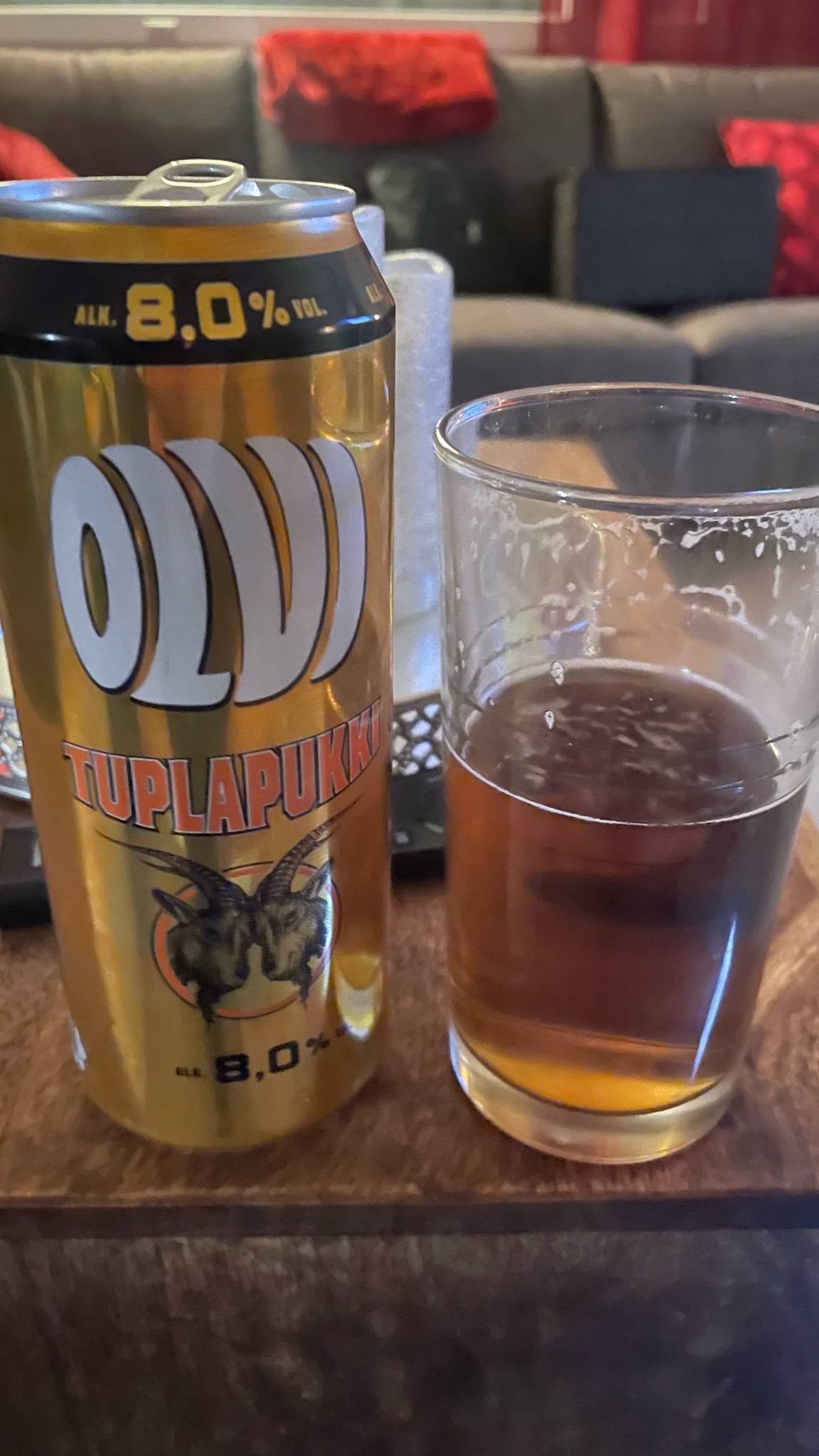 Olvi Tuplapukki 8.0%, Finland