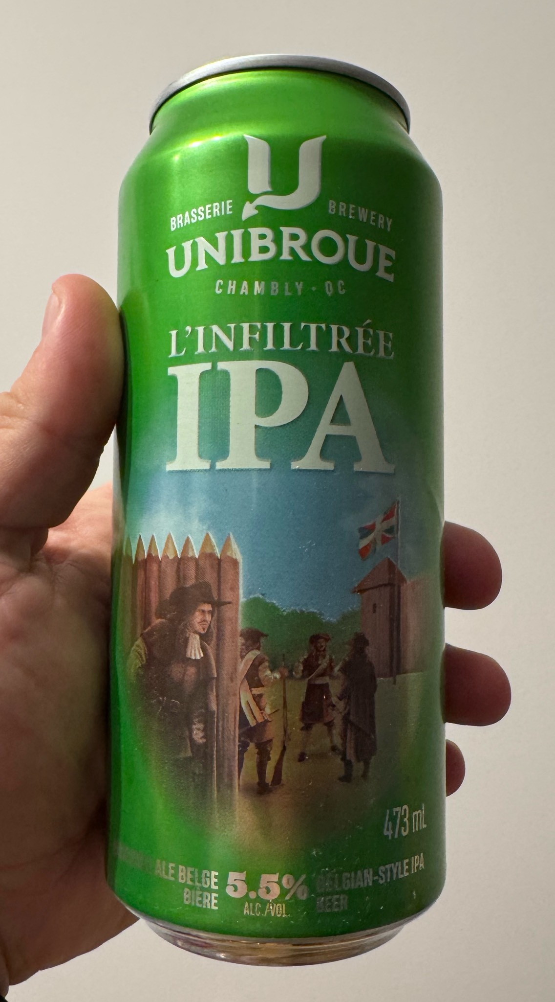 L'infiltrée IPA, Unibroue (Sapporo)