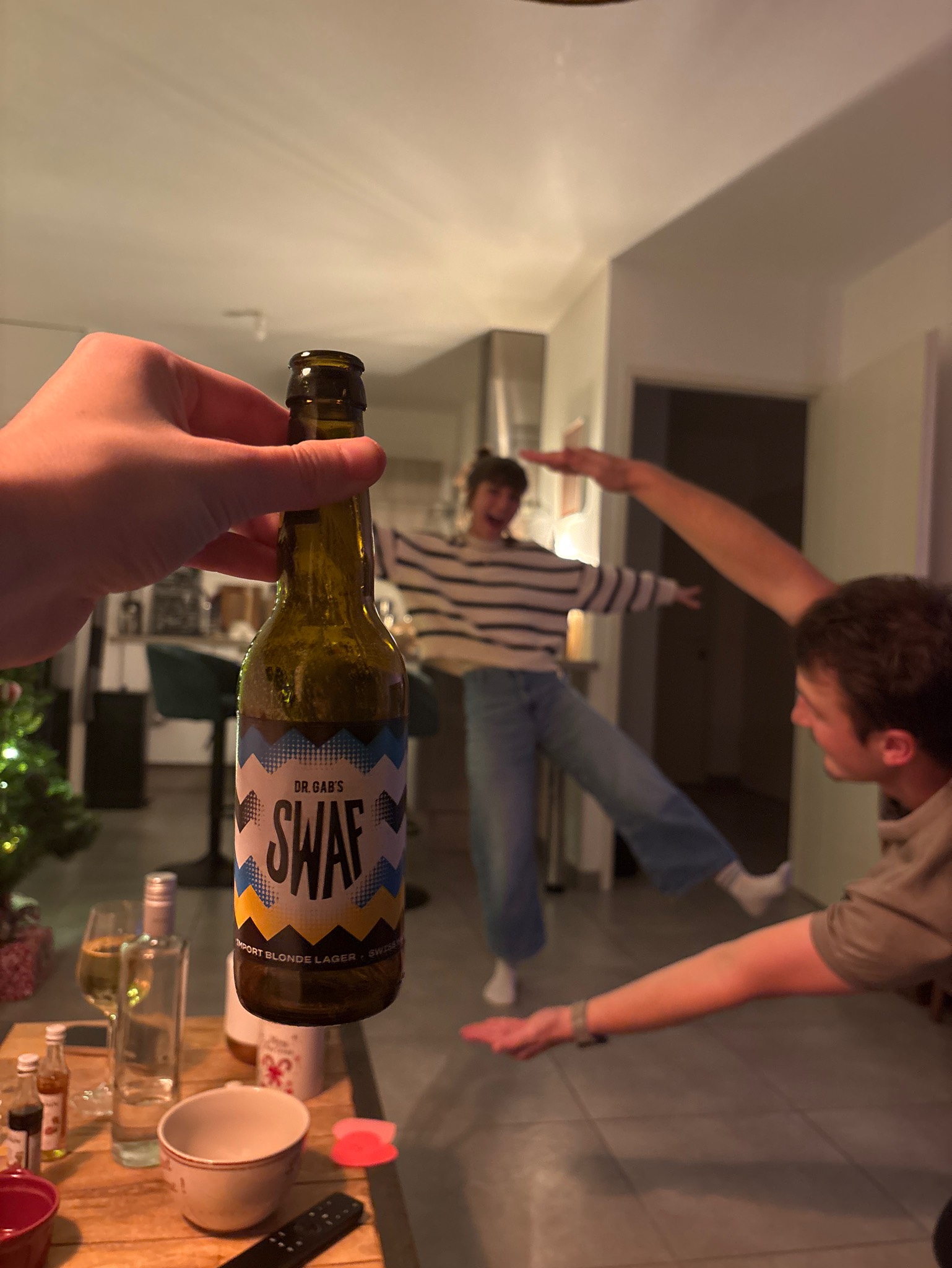 Dr. Gab's Swaf import blonde lager, Brasserie Docteur Gab's