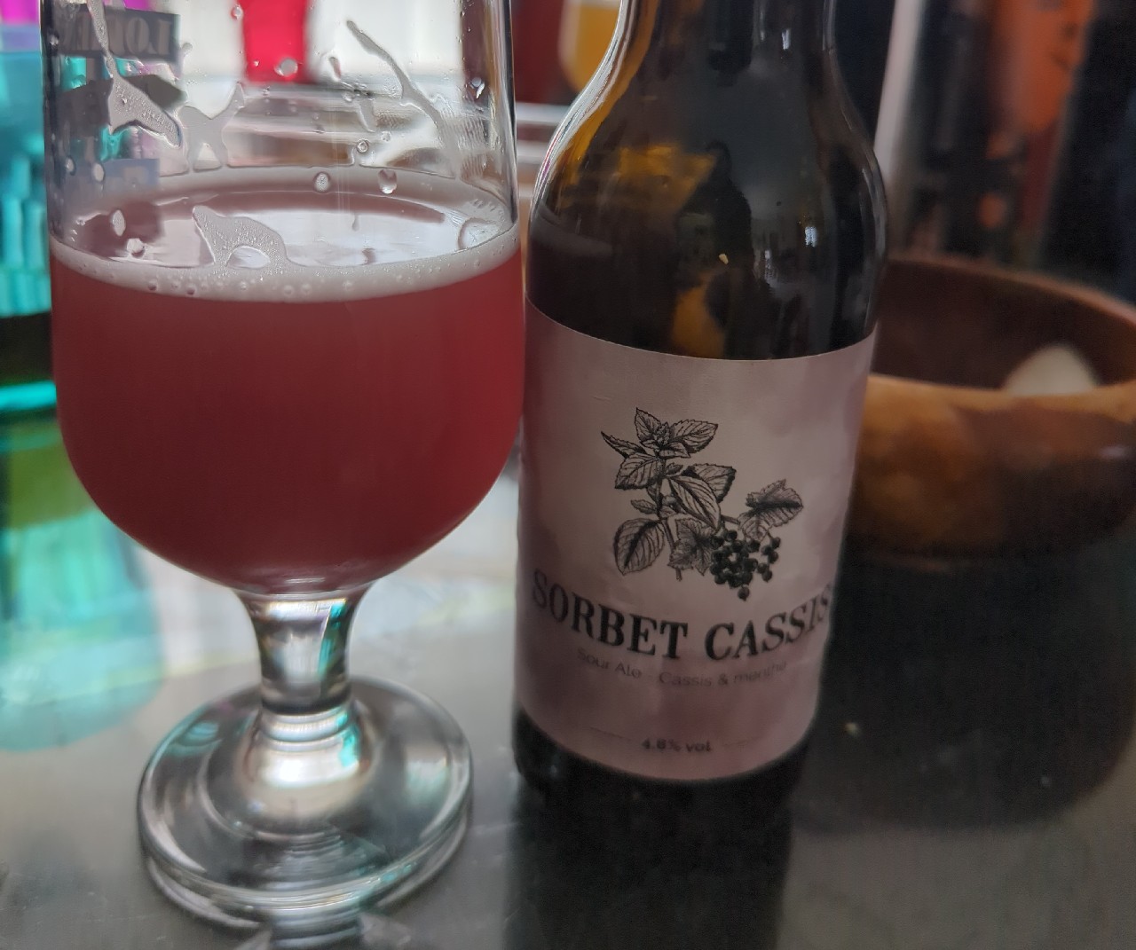 Sorbet cassis, France