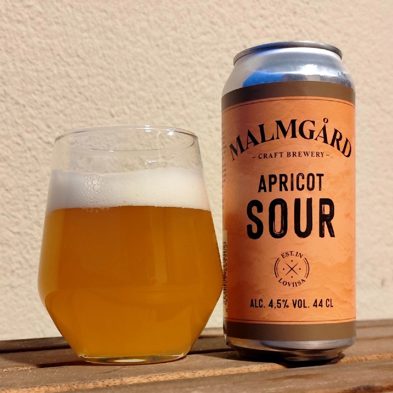 apricot sour, Malmgårdin Panimo
