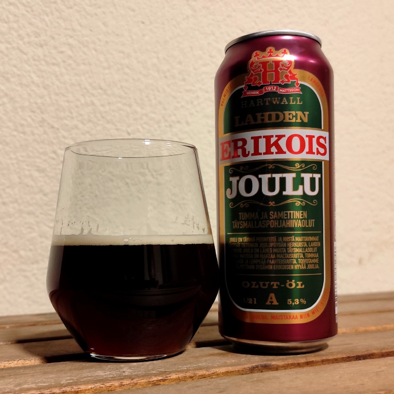 Lahden Erikois Joulu 5.3%, Hartwall (Royal Unibrew)