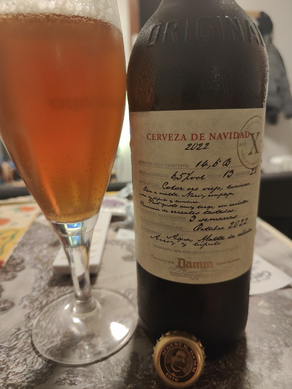 Cerveza de navidad 2022, Damm