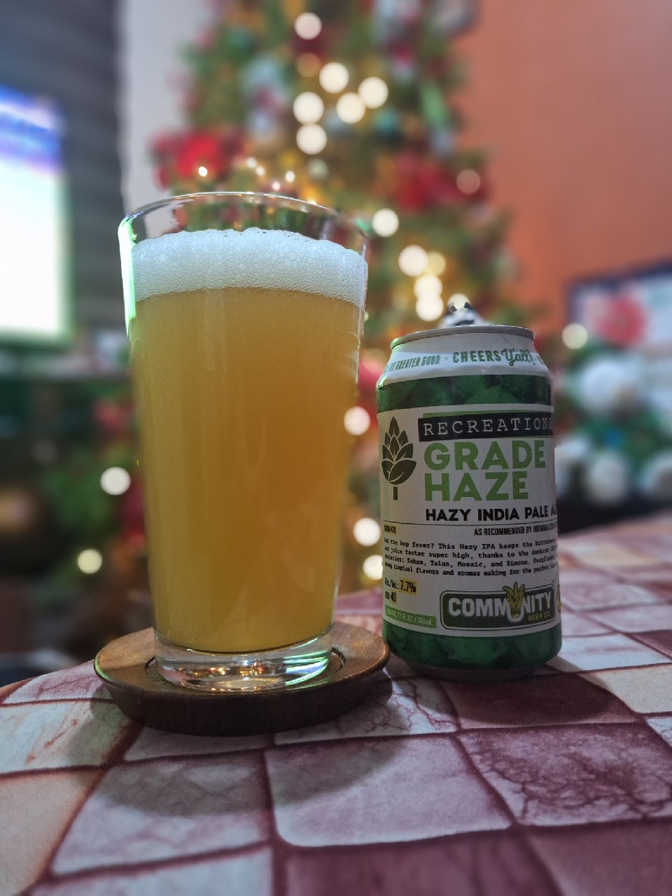 Recreational grade haze ipa, Community Beer Works