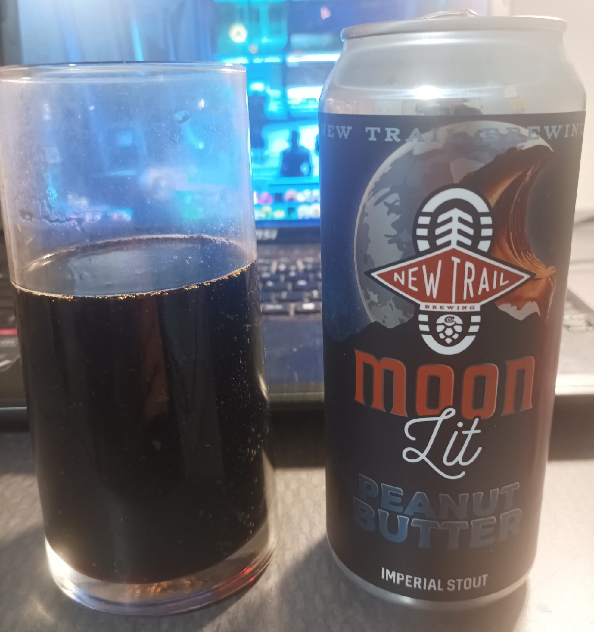 moon lit peanut butter, New Trail Brewing Co
