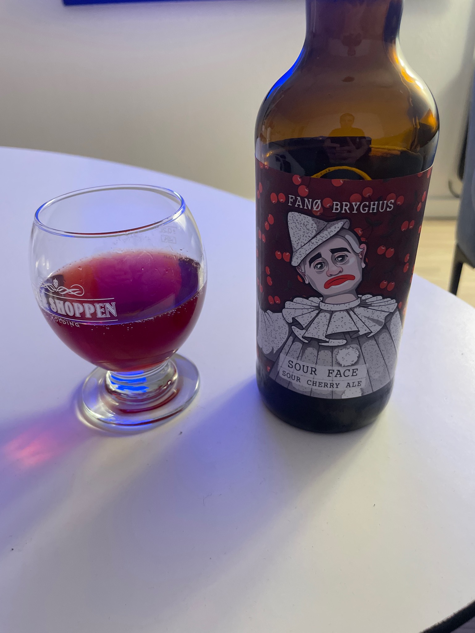 Sour Face ( sour cherry ale), Fanø Bryghus