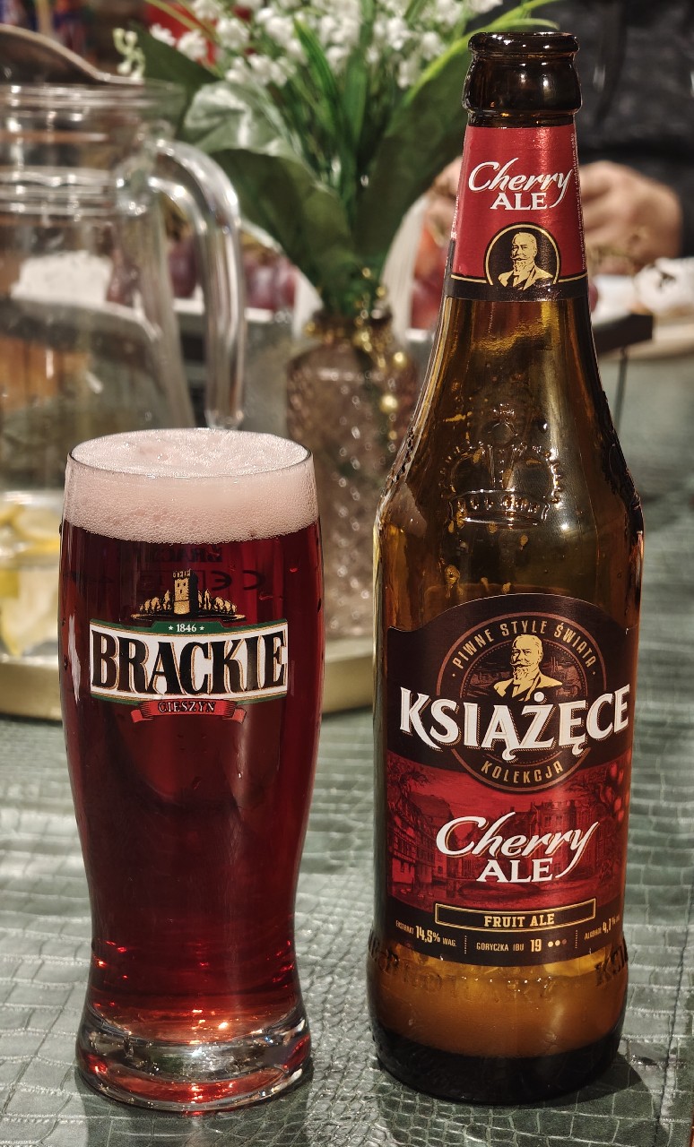 Książęce Cherry Ale, Tyskie Brewery Książęce (Asahi)