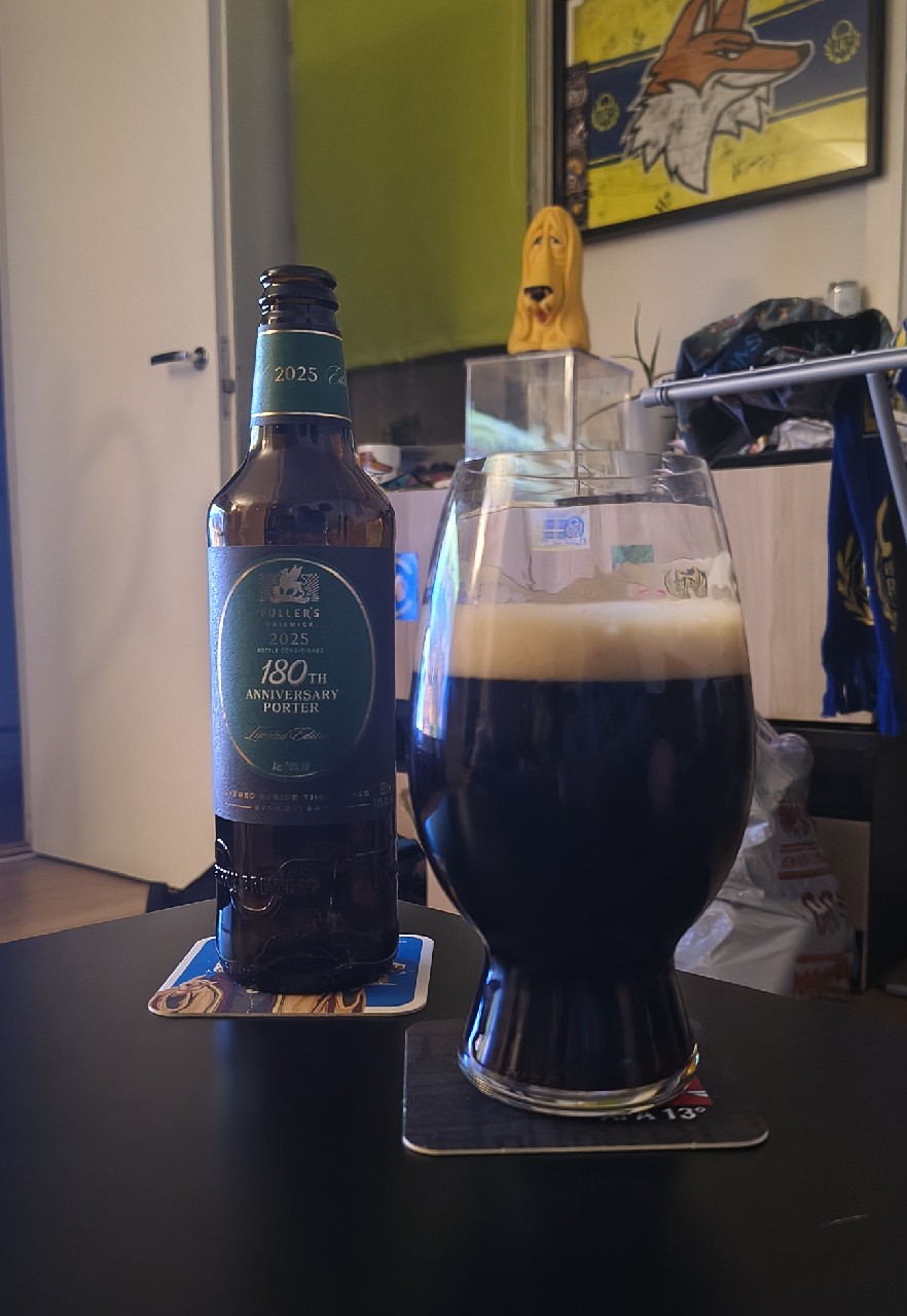 180th Anniversary Porter, Fuller's Griffin Brewery (Asahi Breweries)