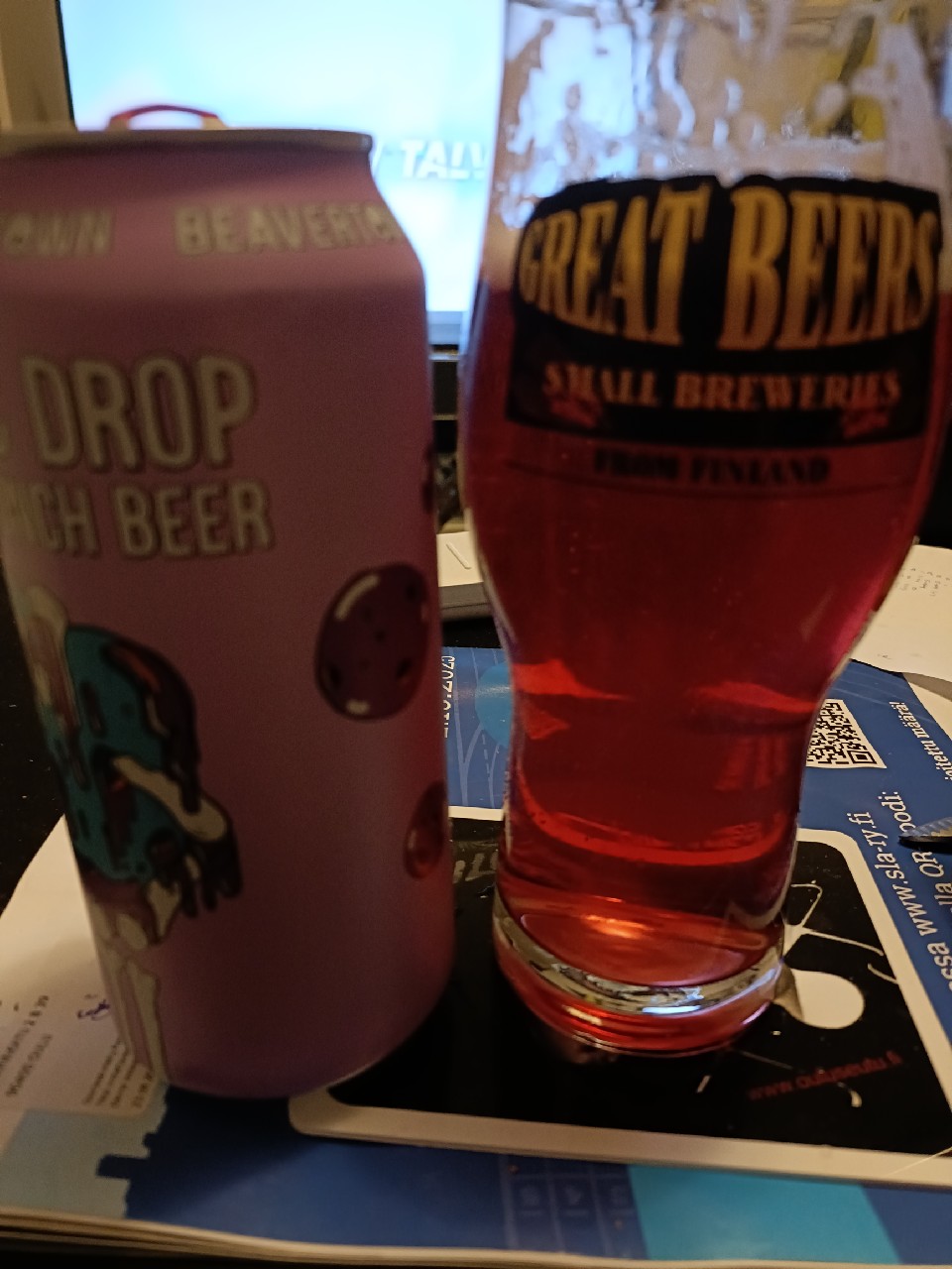 Cosmic Drop Berry Punch Beer, Beavertown Brewery