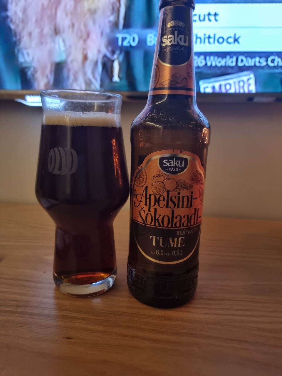 Apelsini-Šokolaadi Tume, Saku Õlletehas (Carlsberg)