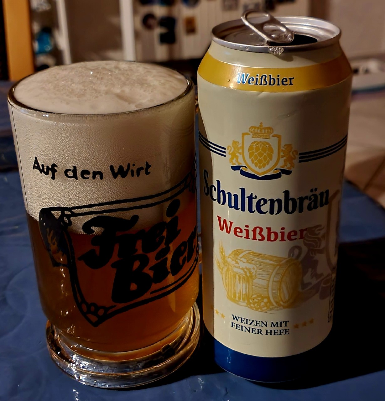 Schultenbräu Hefe Weissbier, Brauerei Mönchengladbach (Oettinger Group)