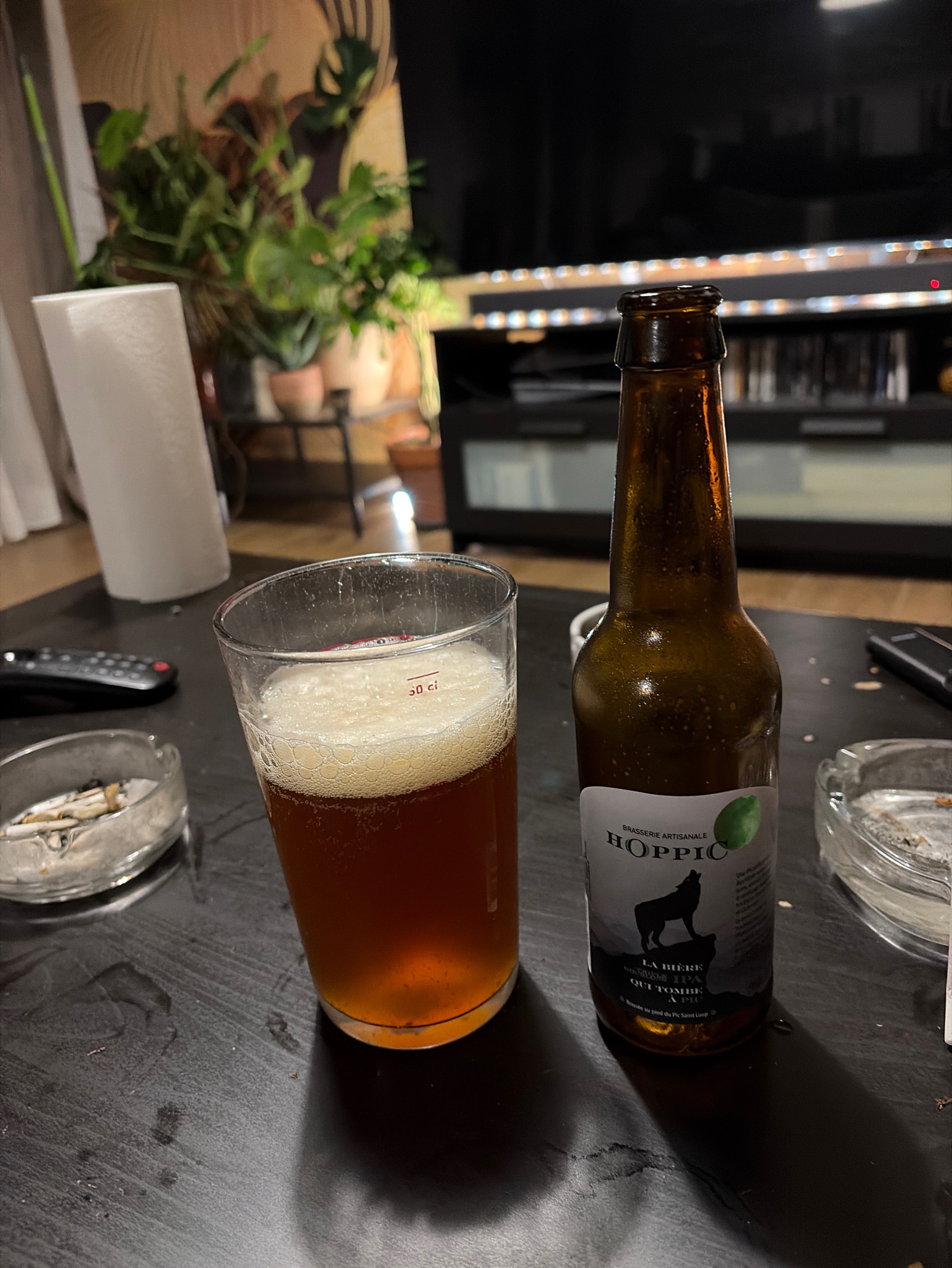 La Bière Triple Houblons IPA Qui Tombe À Pic (St-Loup), France