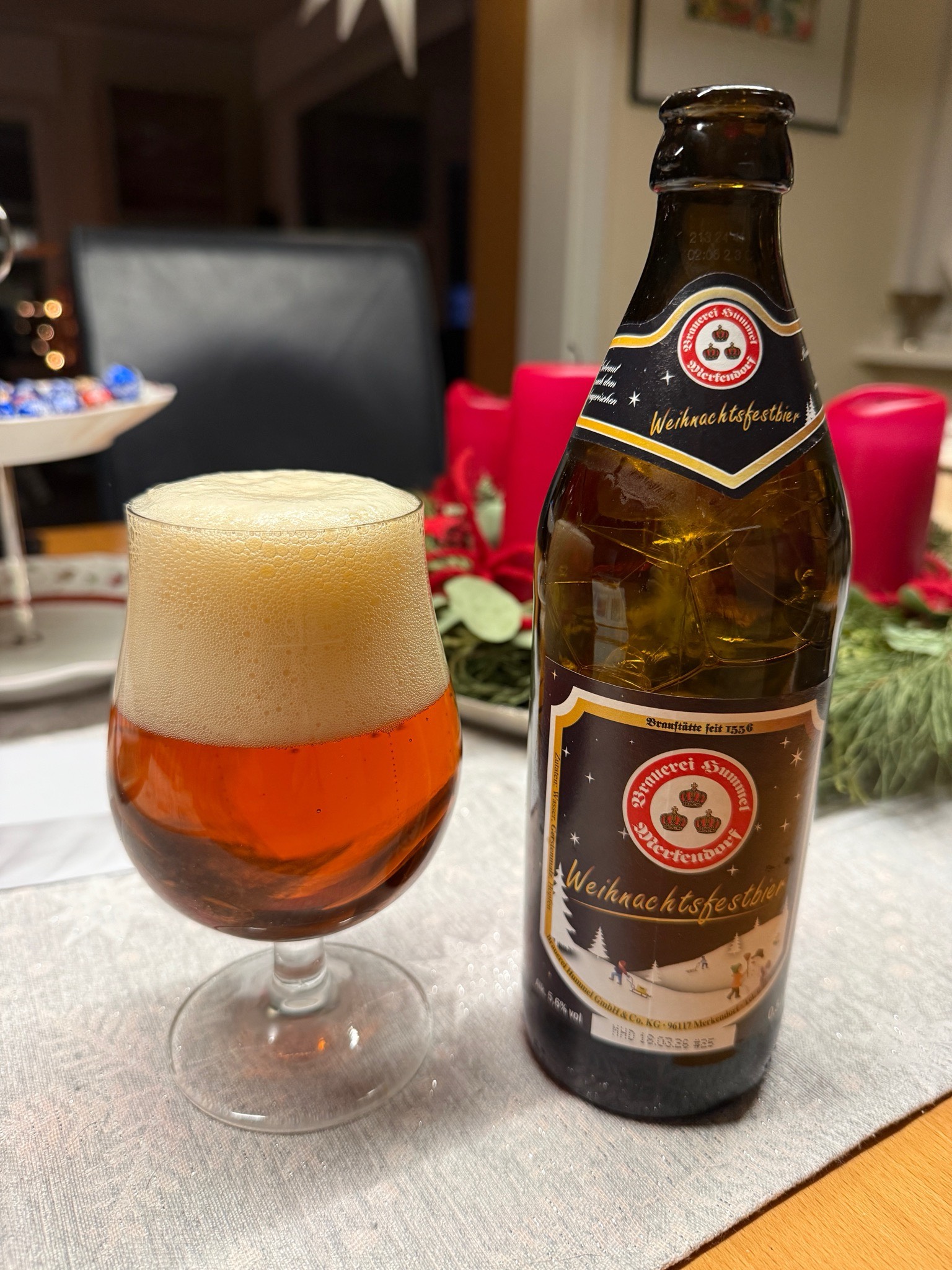 Brauerei Hummel Merkendorf Weihnachtsfestbier, Brauerei Hummel