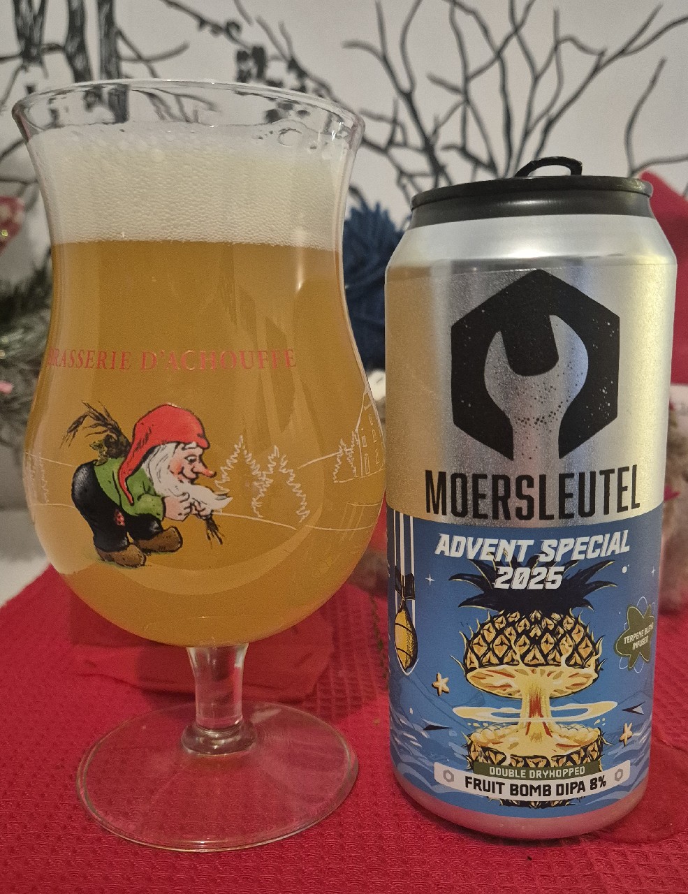 Advent special 2025: double dryhopped fruit bomb, Brouwerij De Moersleutel