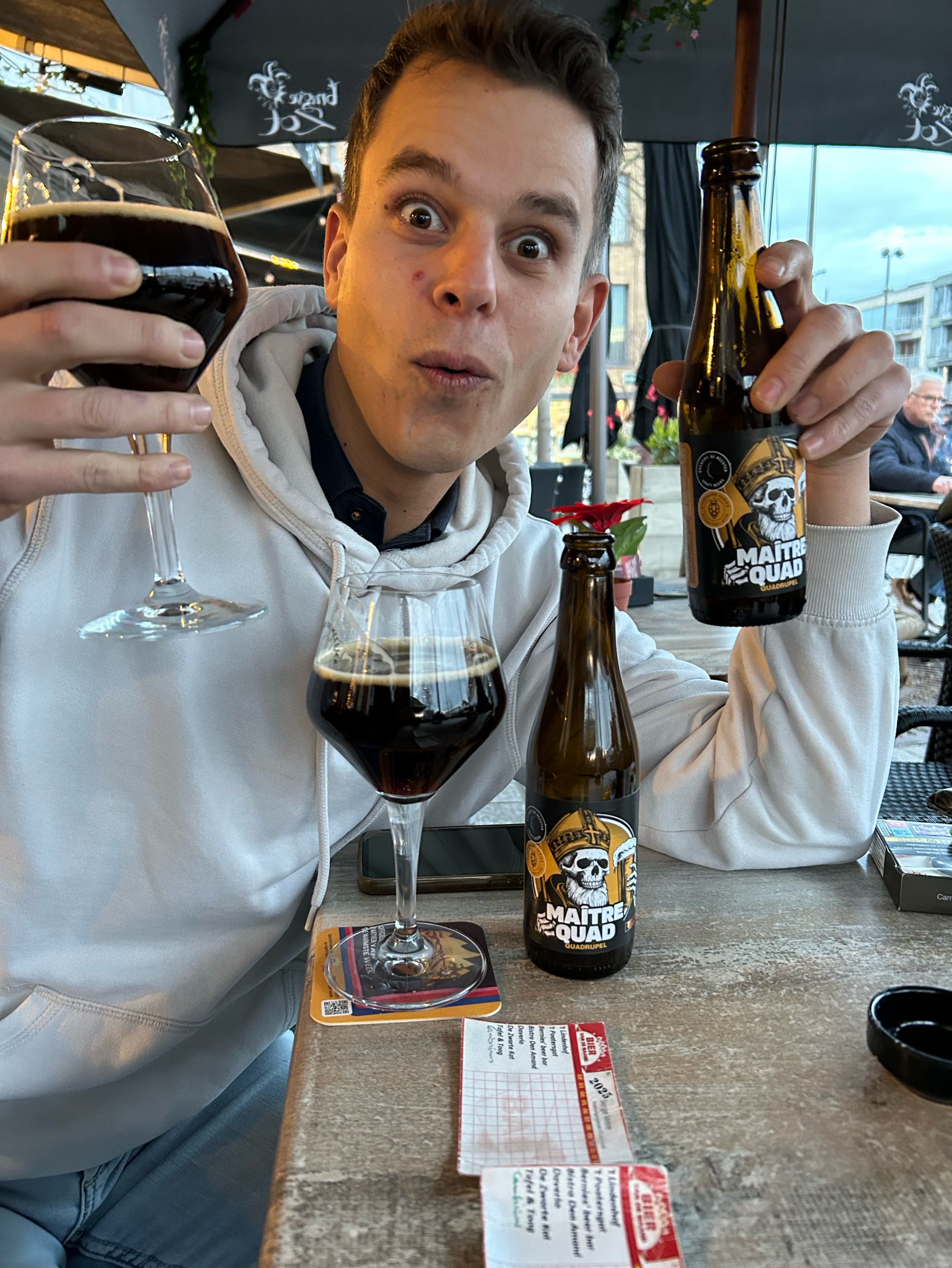 Meester Quadrupel, Brewery De Meester