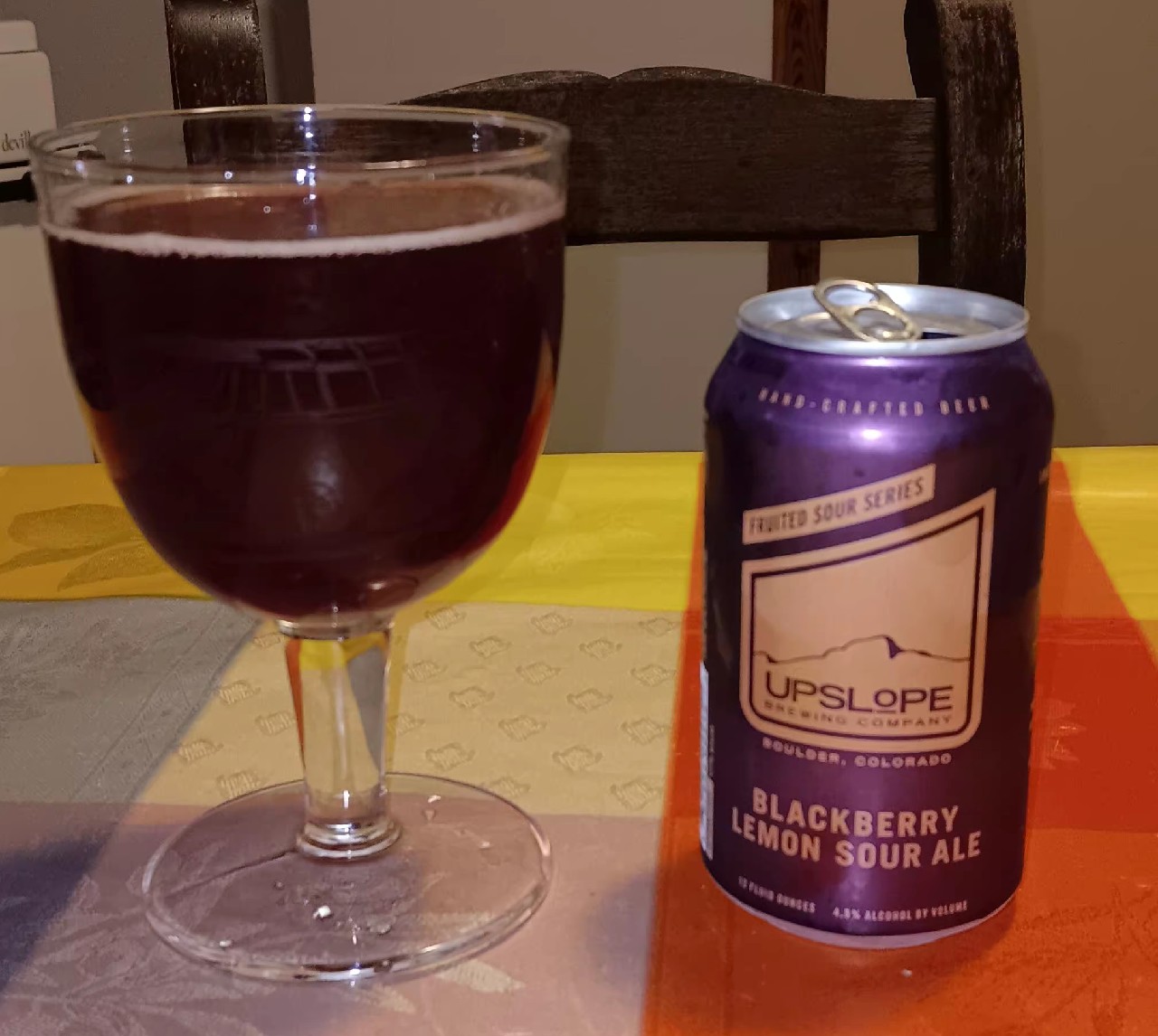 Blackberry Lemon Sour Ale, Upslope Brewing Company