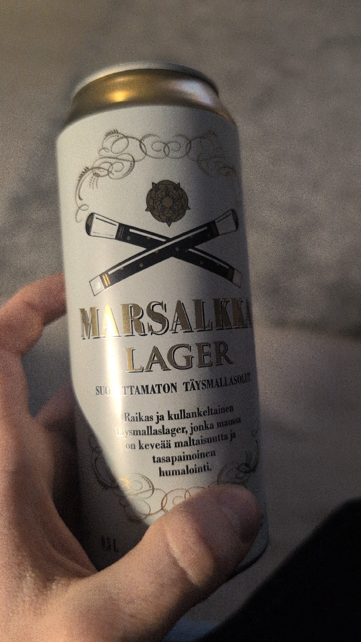 Marsalkka Lager 4.6%, Saimaa Brewing Company