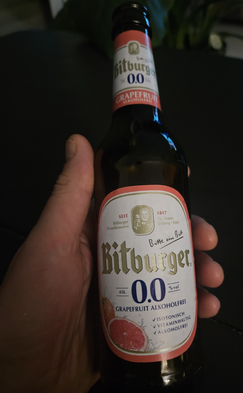 Bitburger Grapefruit Alkoholfrei 0,0%, Germany