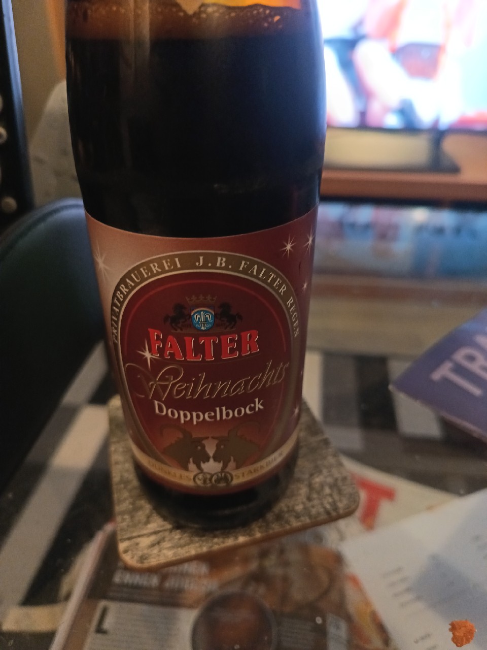 Falter Weihnachts Doppelbock, Privatbrauerei J.B. Falter Regen KG