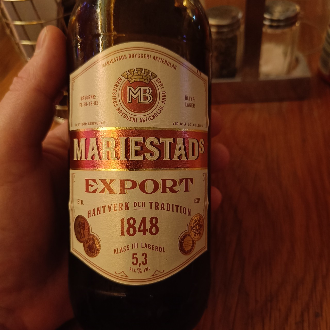 Mariestads Export, Sweden