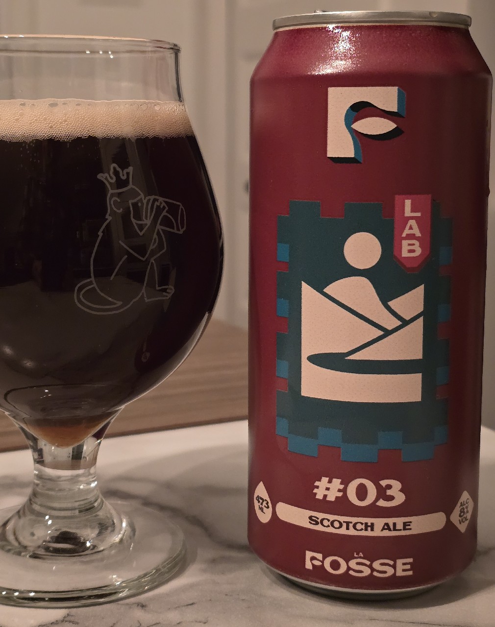 #3 Scotch Ale, Brasserie la fosse