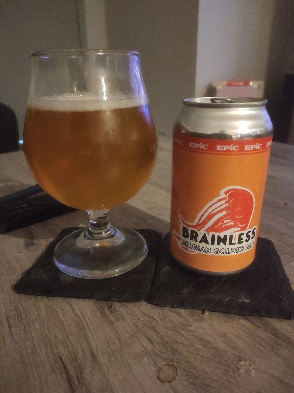 Brainless Belgian Golden Ale, Epic Brewing Company