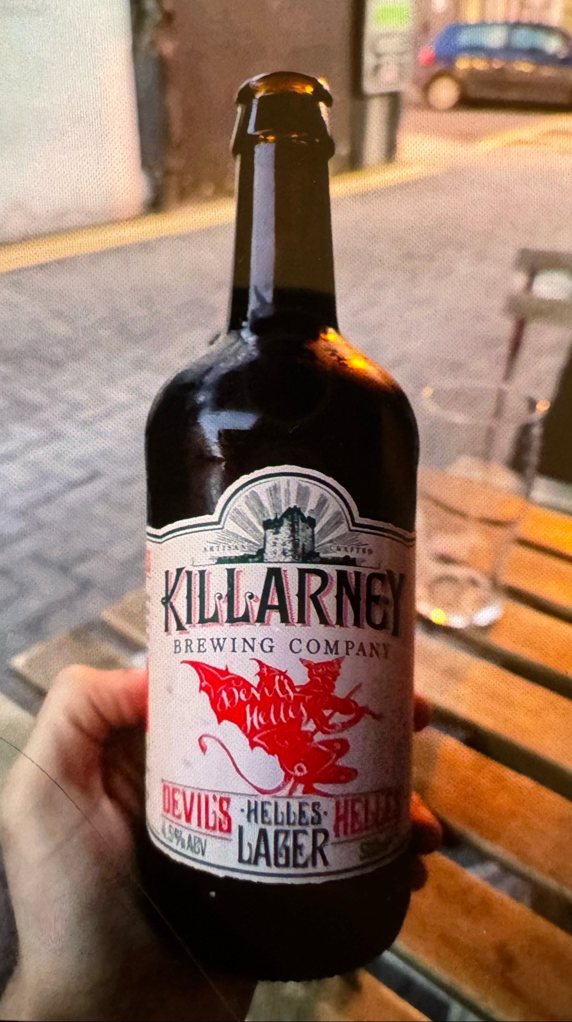Devil's Helles Lager, Killarney Brewing Company