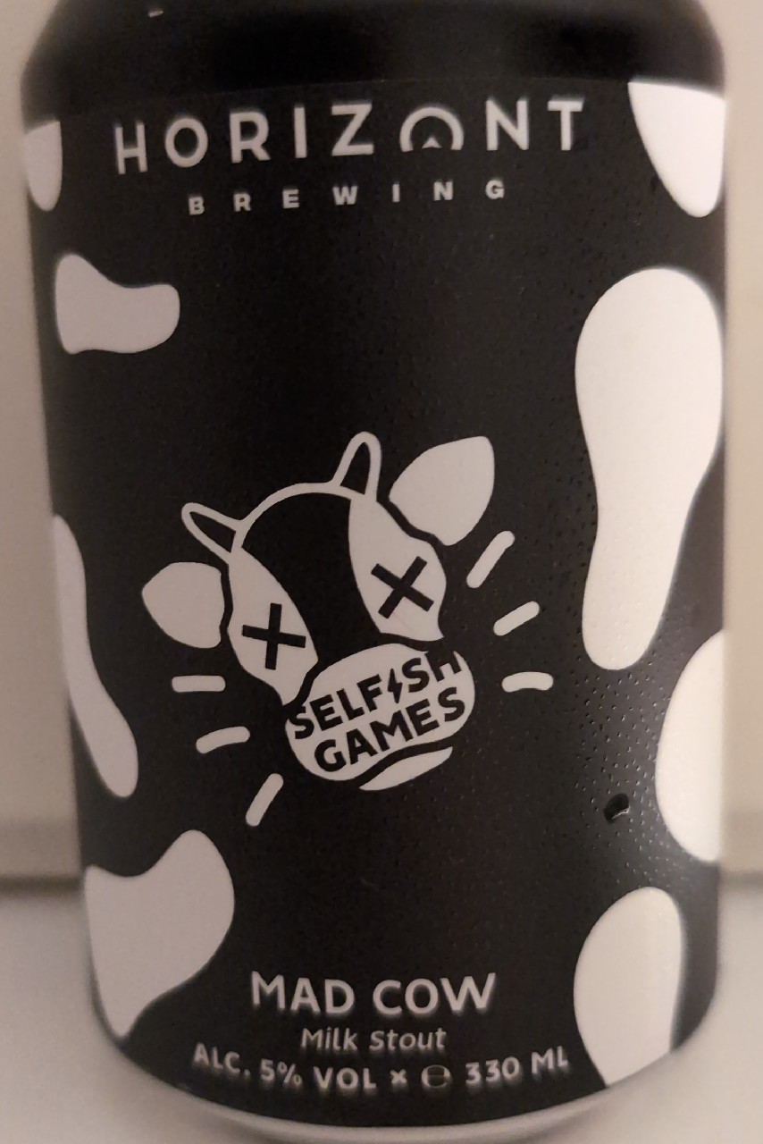 Mad Cow Milk Stout, Looking Glass Brewing Company