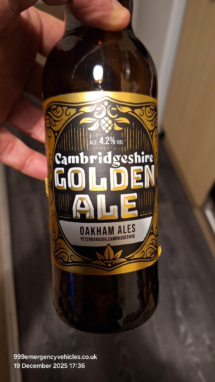 Cambridgeshire Golden Ale, Oakham Ales