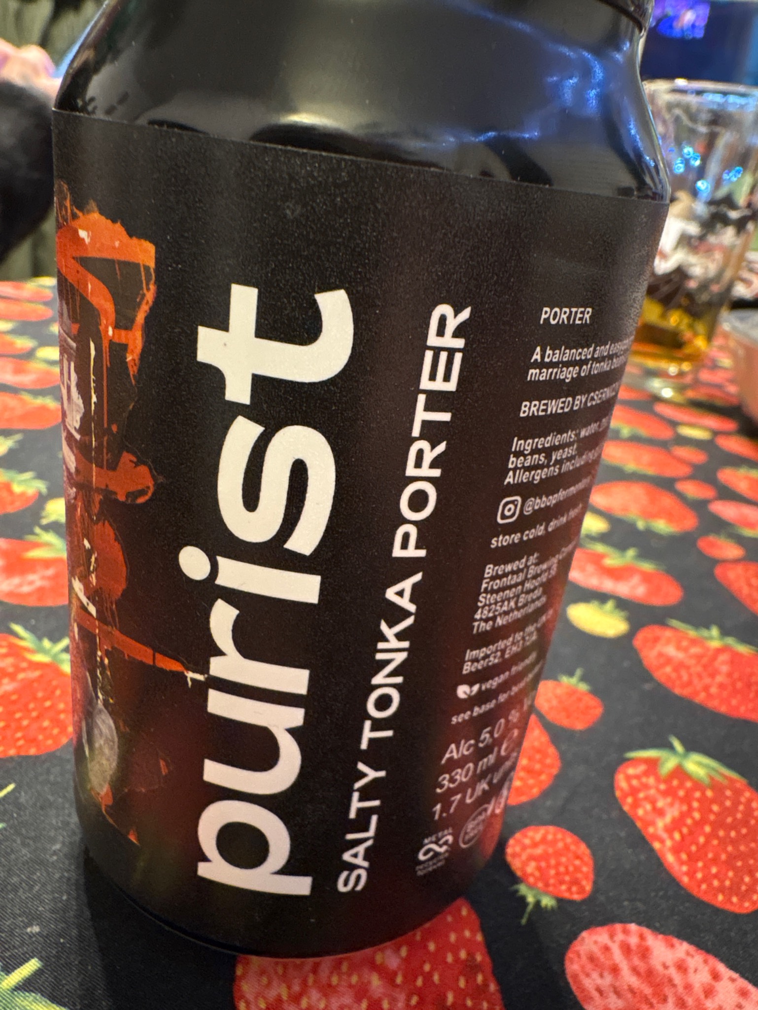 Purist, B* Bop Fermentory