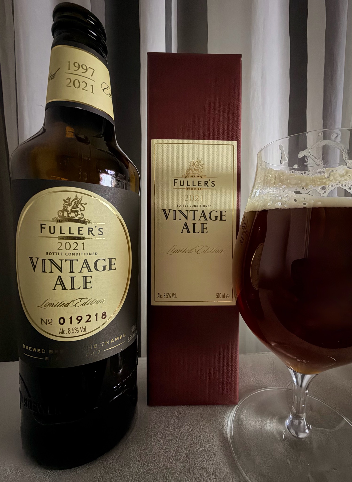 Vintage Ale (2021), Fuller's Griffin Brewery (Asahi Breweries)