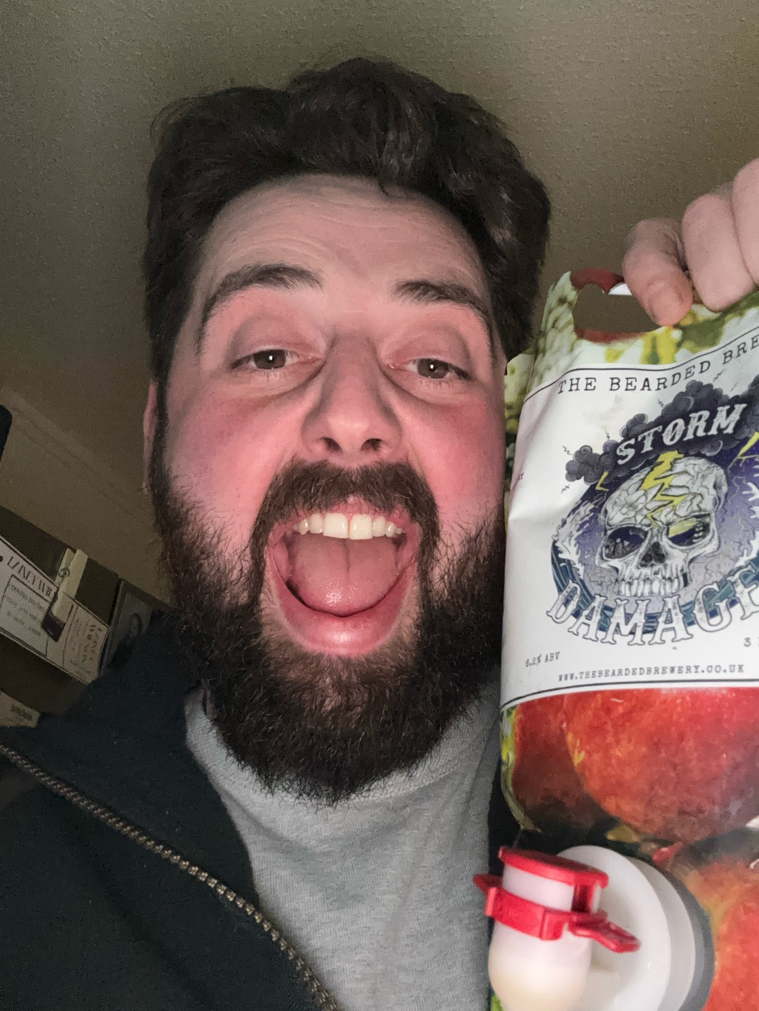 Storm damage, The Bearded Brewer (Bristol)