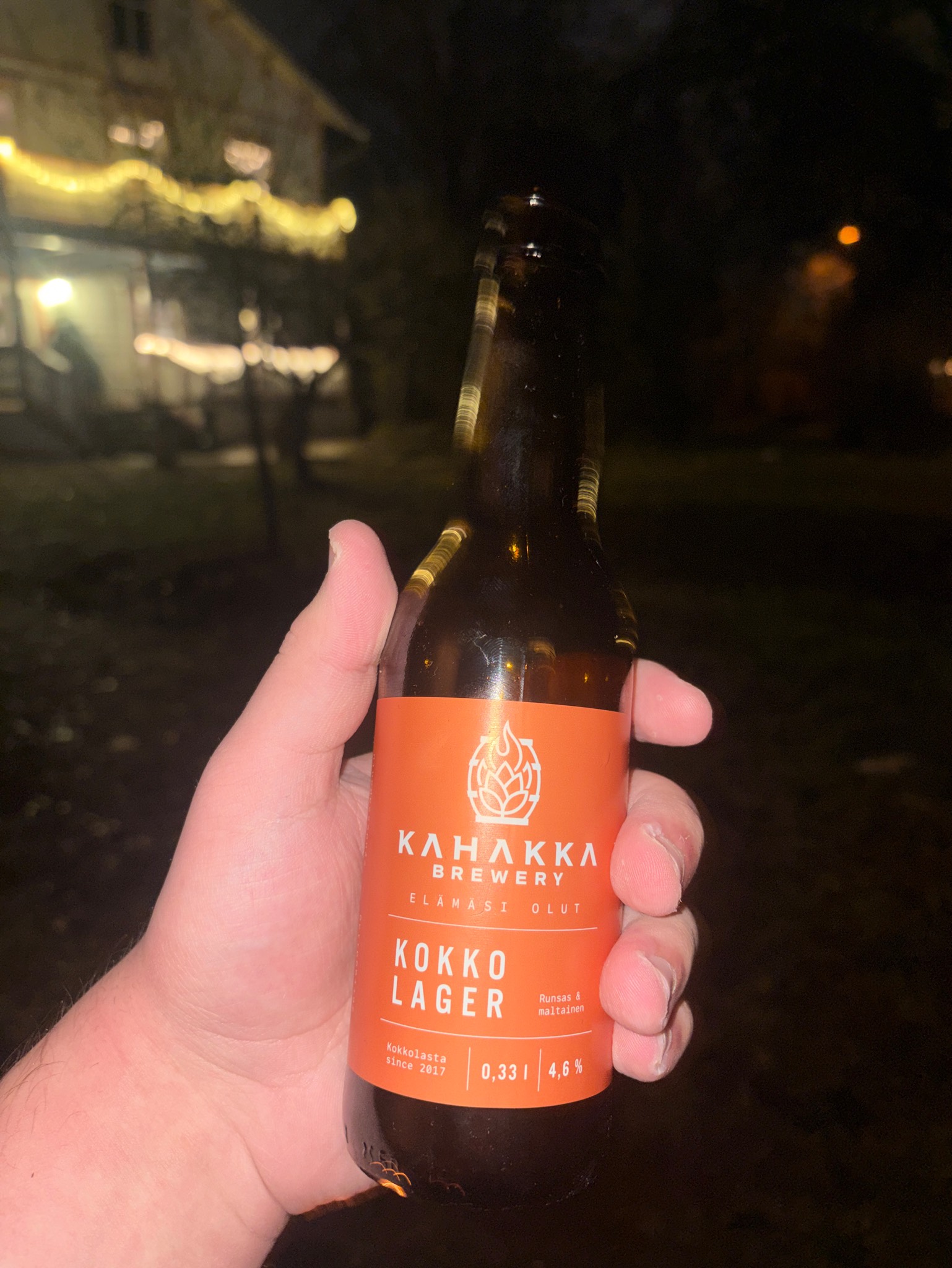 Kokko Lager, Kahakka Brewery