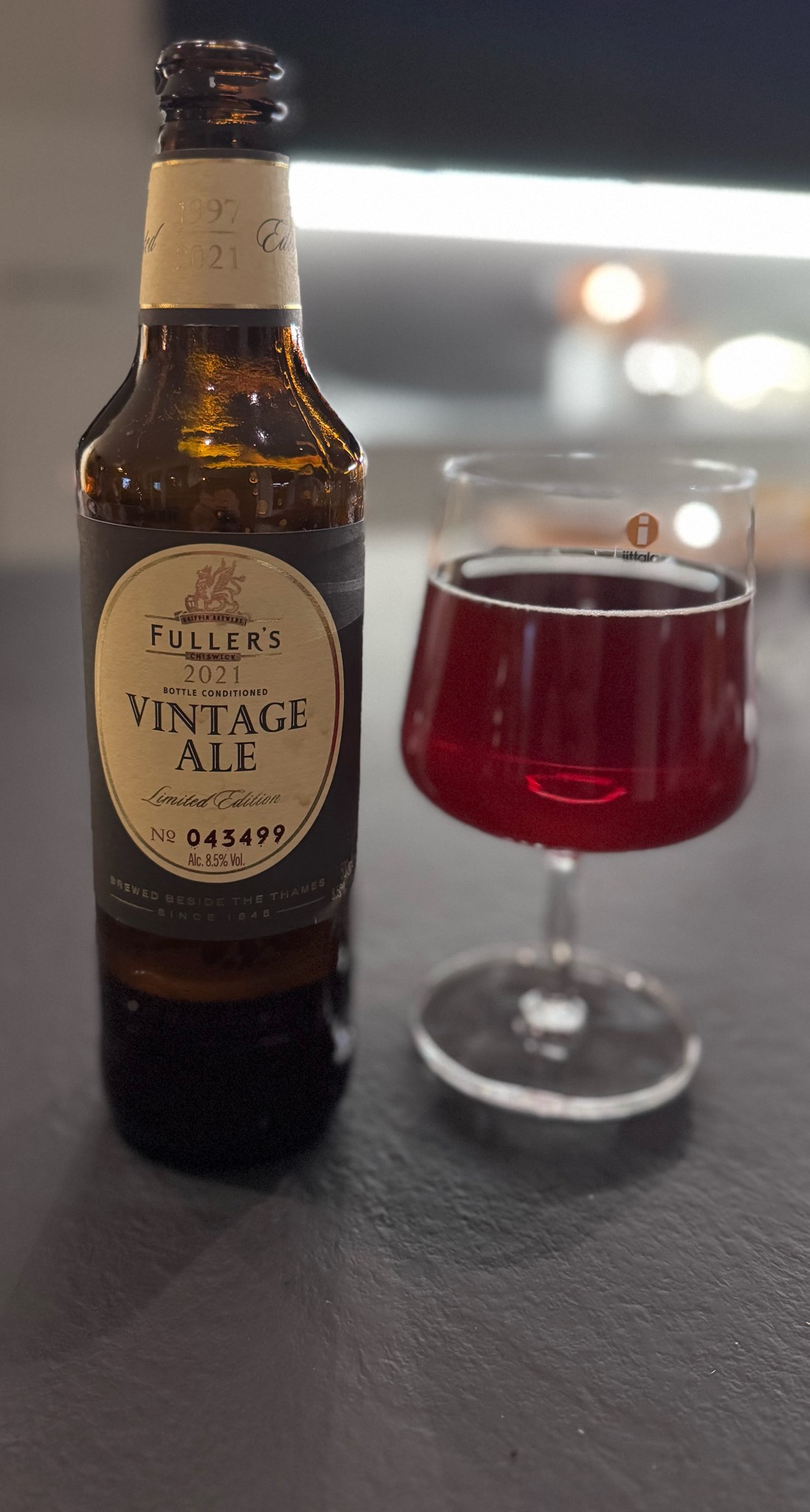 Vintage Ale (2021), Fuller's Griffin Brewery (Asahi Breweries)