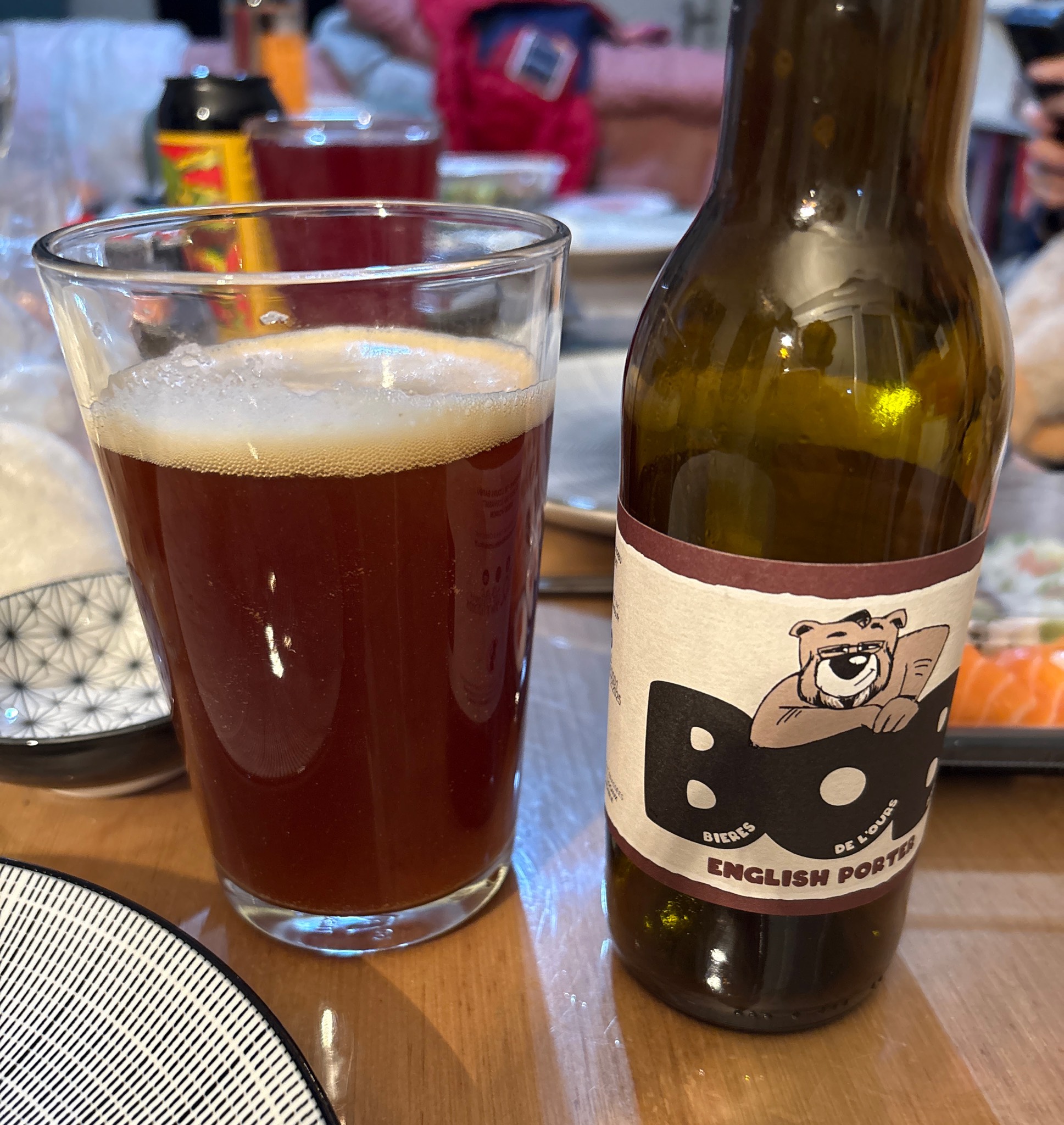 BOB English Porter, Brasserie De L'Ours Barbu