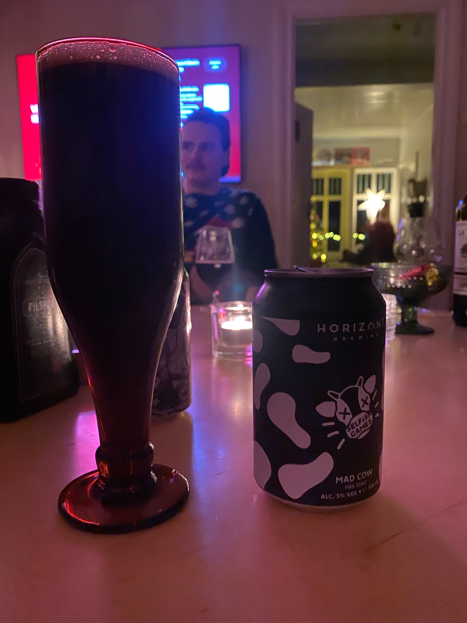 Mad Cow Milk Stout, Looking Glass Brewing Company