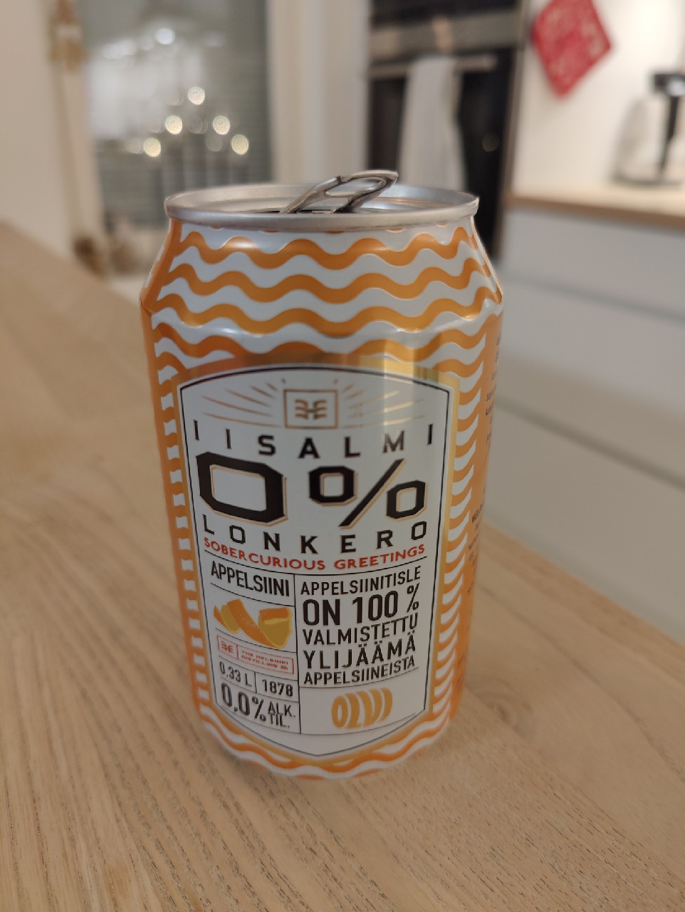 Olvi Iisalmi Appelsiini Alkoholiton Lonkero 0%, Finland